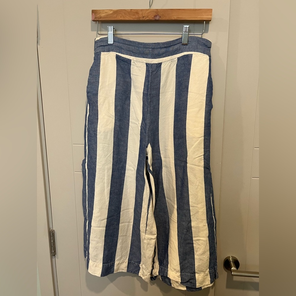 Madewell linen culottes with pockets